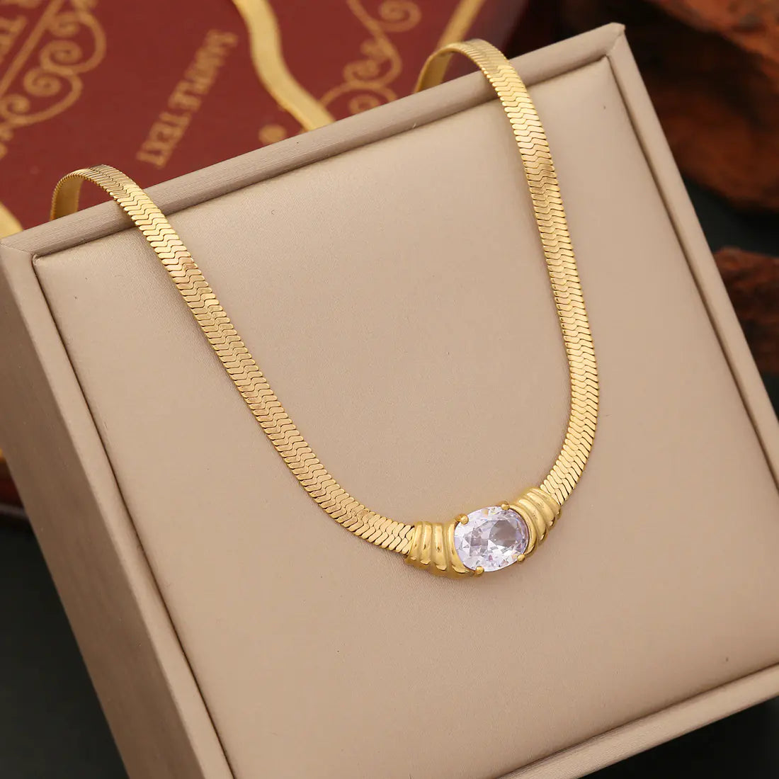 Personalized Stainless Steel Jewelry Necklace Set