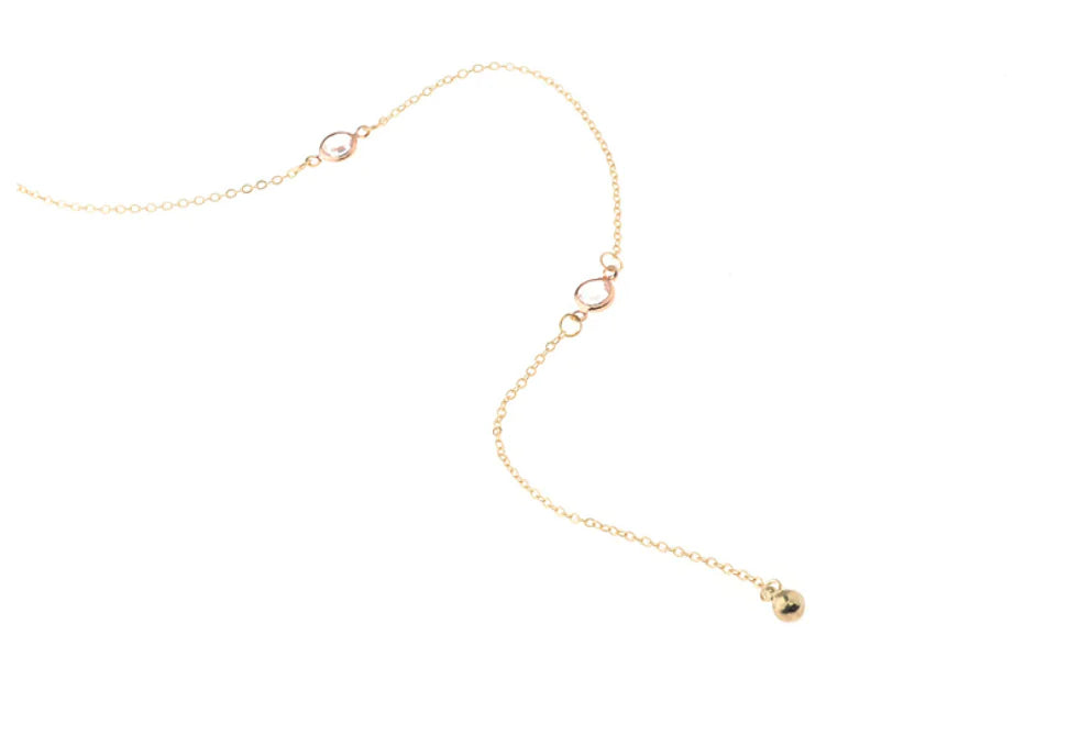 Crystal Body Chain and Necklace Jewelry