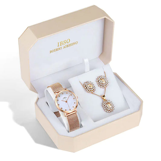36SERYBLRS IBSO New Watch Jewelry Set
